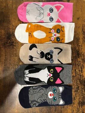 🐱 Lot of cat pattern socks for women 🐱
